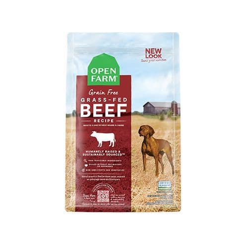 Open Farm Grass-Fed Beef Dry Dog Food 22 lb