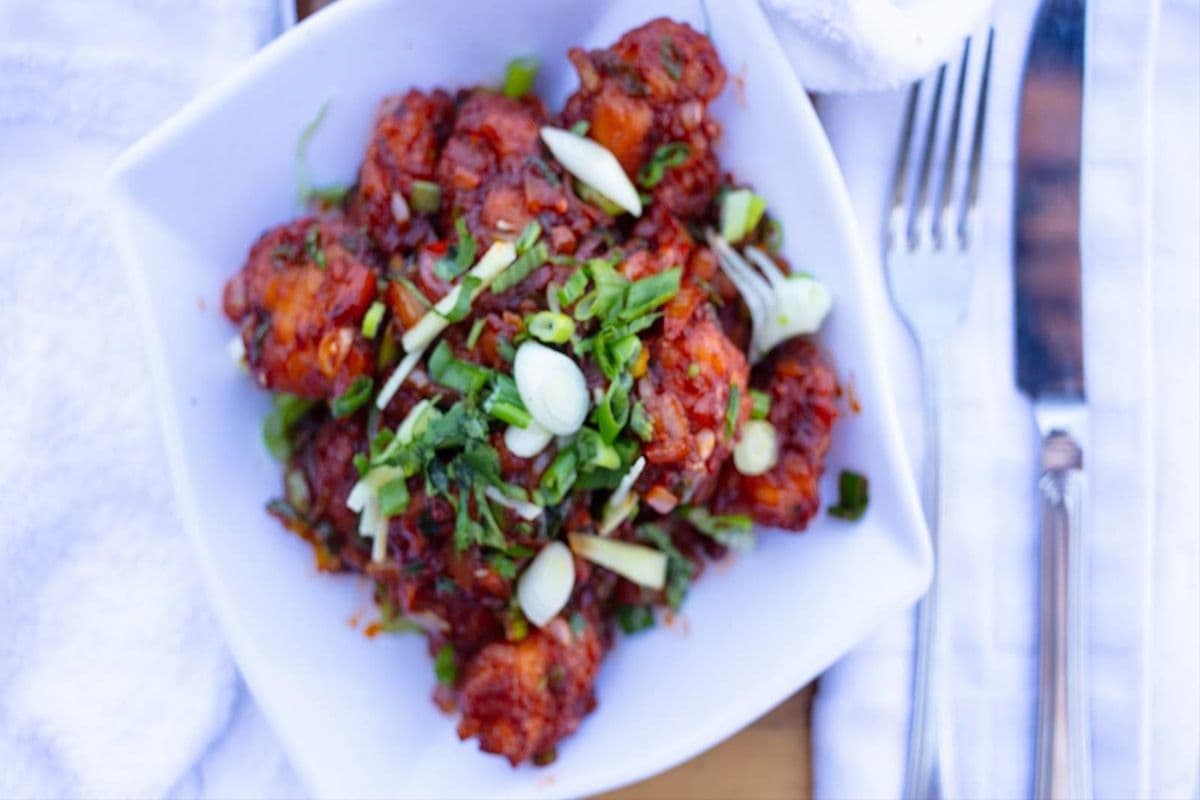 Cauliflower Manchurian Dry (16oz)