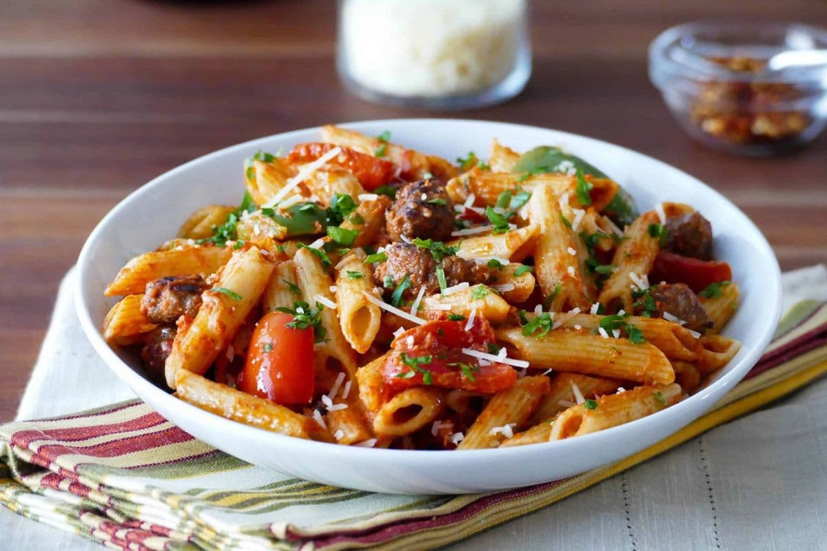 Penne Pasta Unlimited Toppings