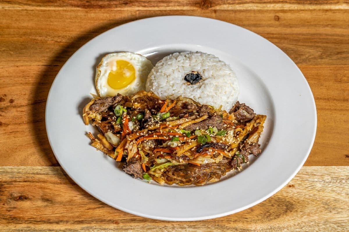 23. Japchae Deopbap