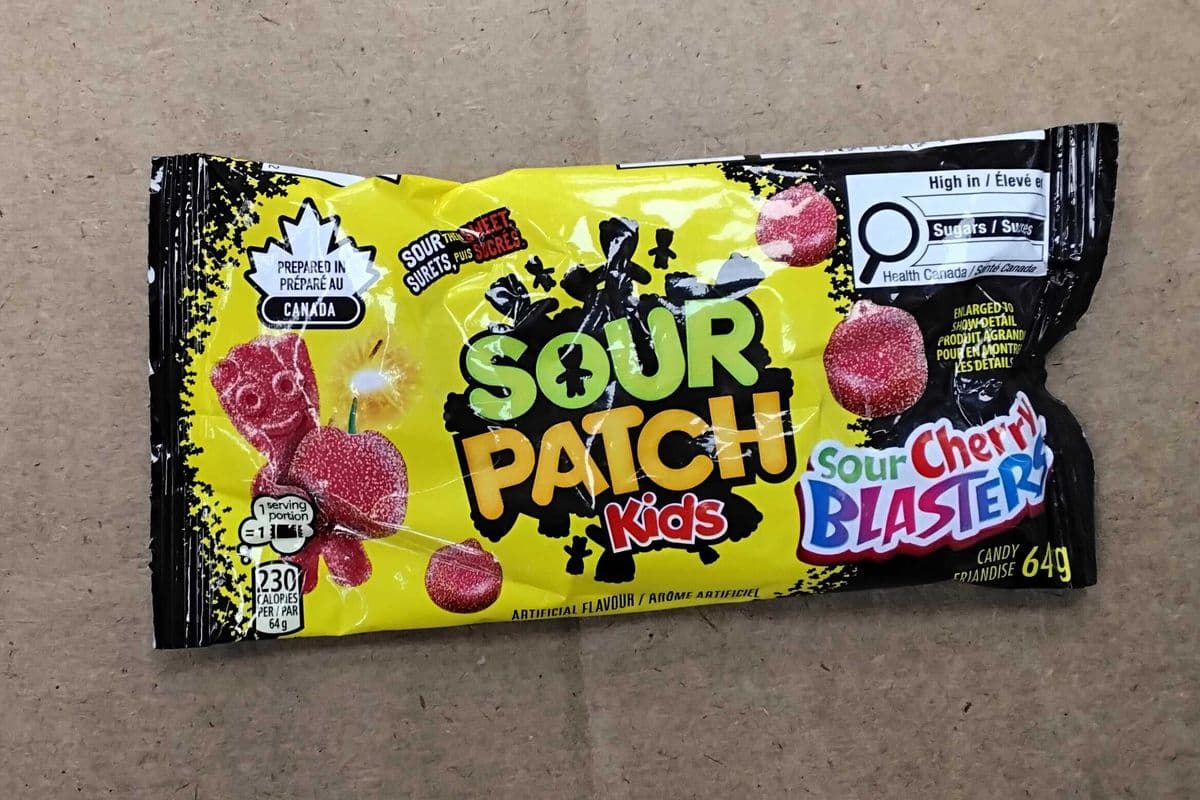 Sour Patch kids sour cherry blaster. 64g.