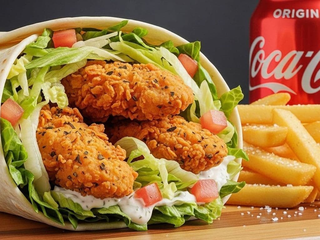 Broasters Crispy Tender Wrap Combo