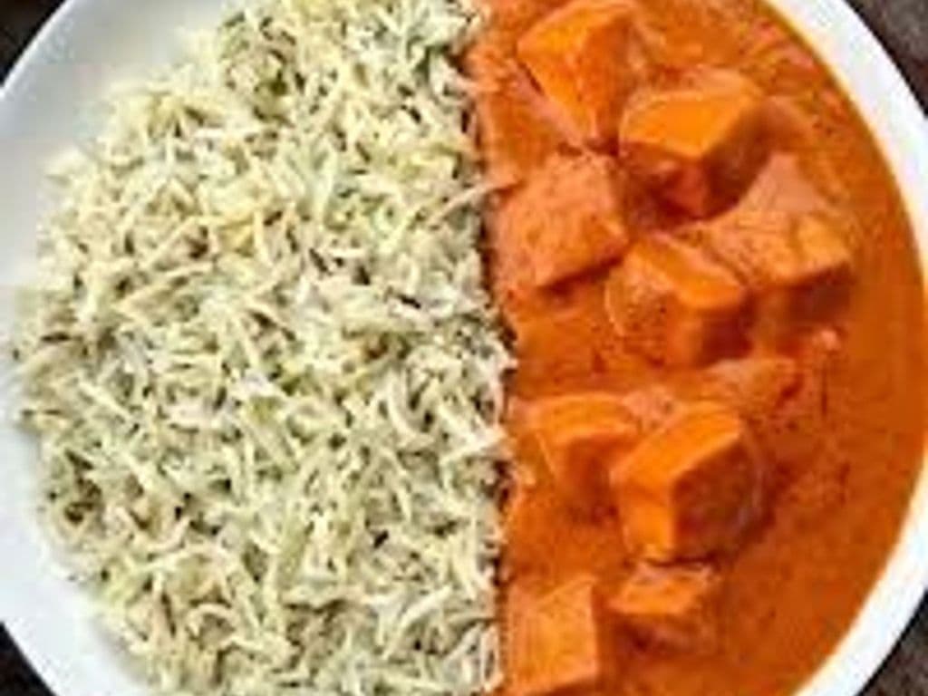 Paneer Curry rice bowl