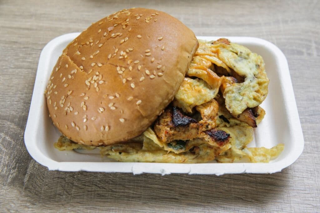 Masala Chicken Omelette