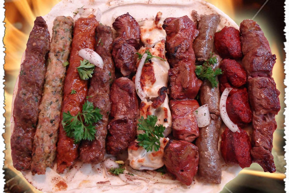 Plat de brochette mixte / Mixed Skewer Plate