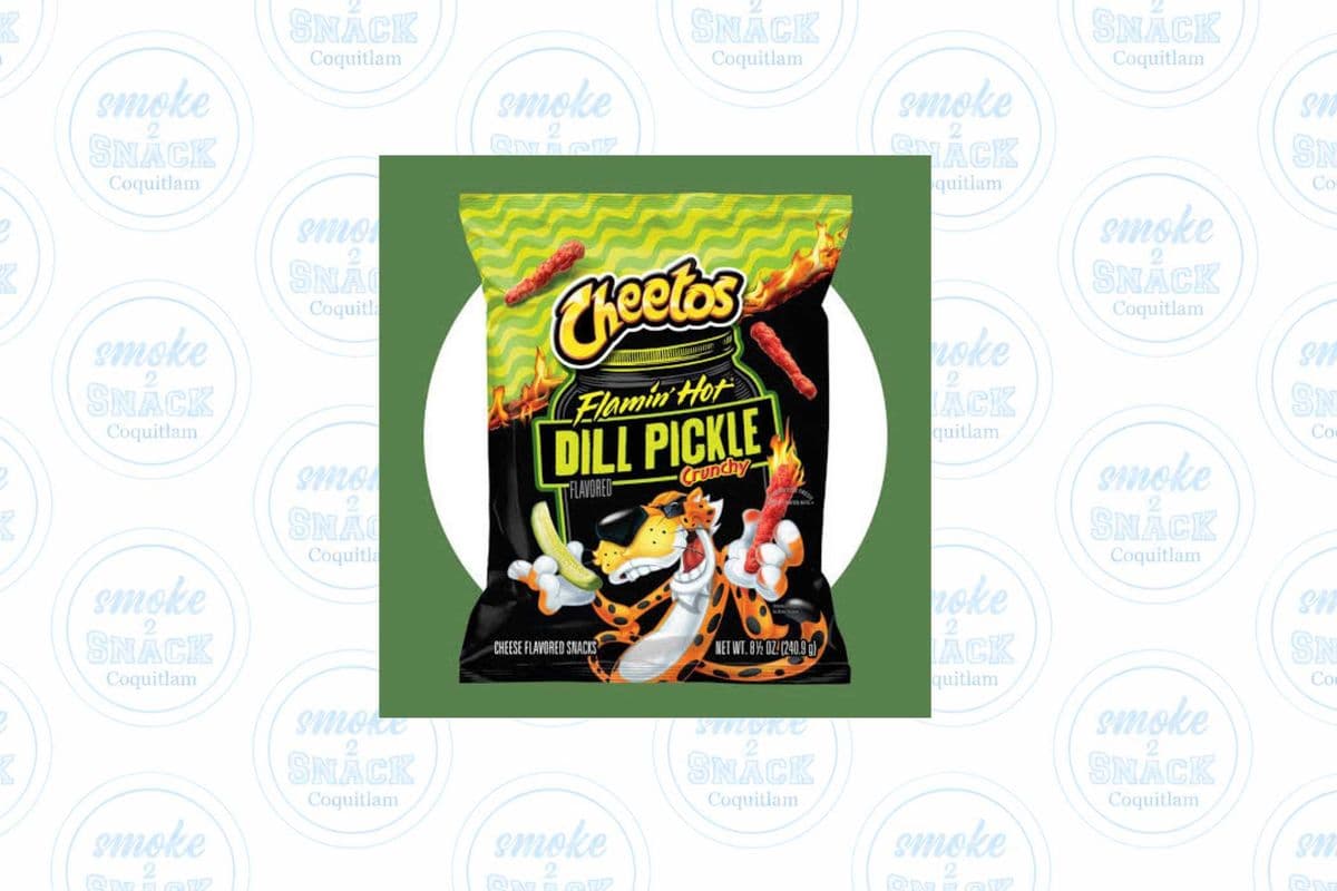 Cheetos Flamin Hot Dill Pickle Crunchy 240.9g