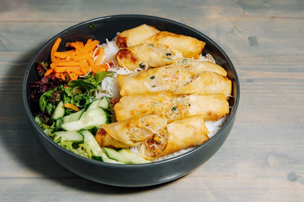 Spring Roll Noodle Bowl