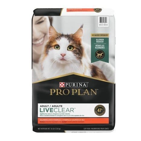 Purina Pro Plan Liveclear Salmon and Rice Dry Cat Food