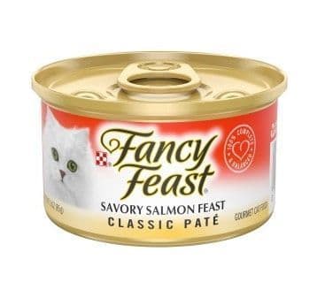 Purina Fancy Feast Pate Savoury Salmon Feast 85 G