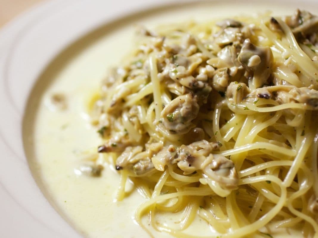 Linguini Vongola sauce à la crème