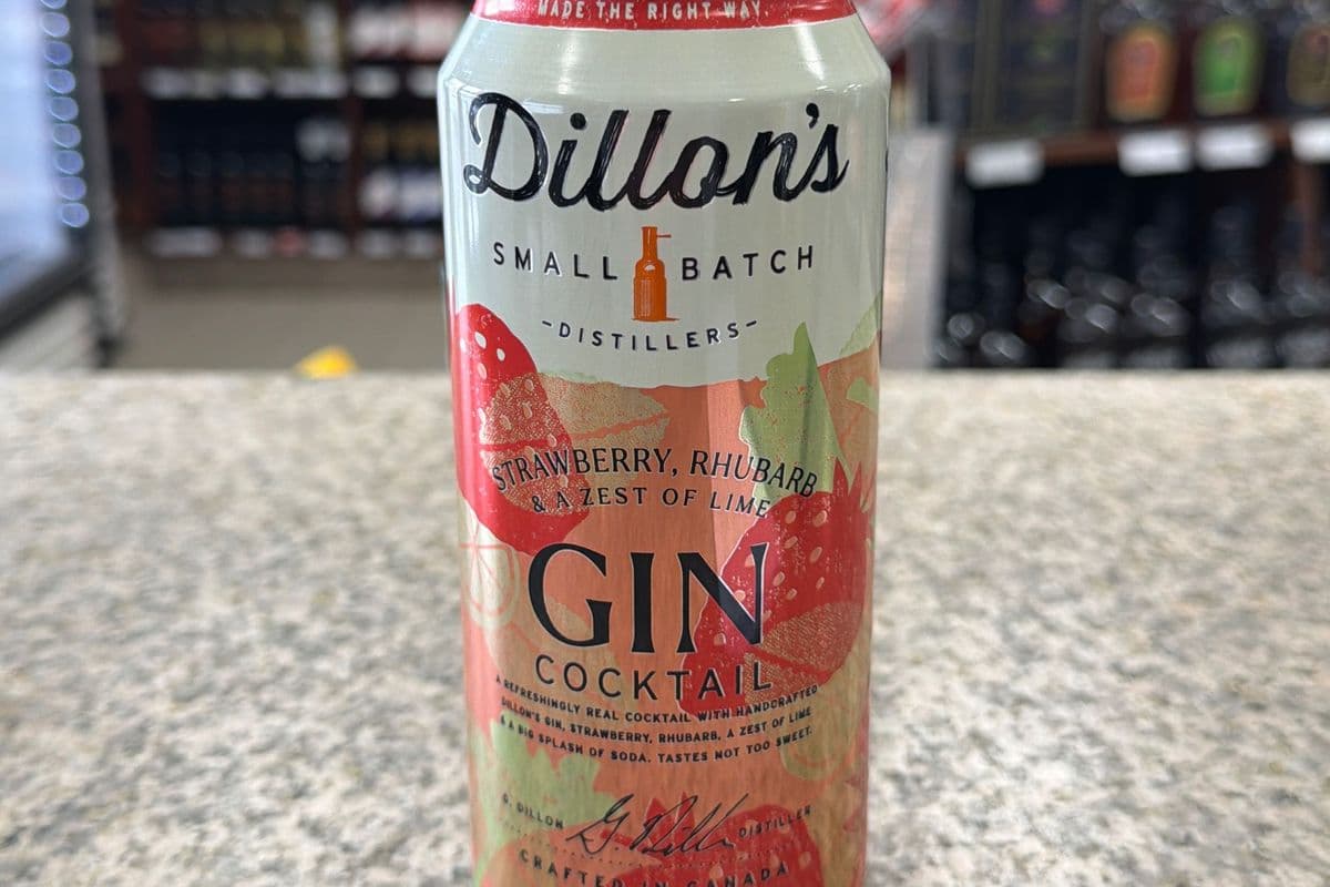 DILLON'S STRAWBERRY RHUBARB LIME 473ML (1 x 473 mL)