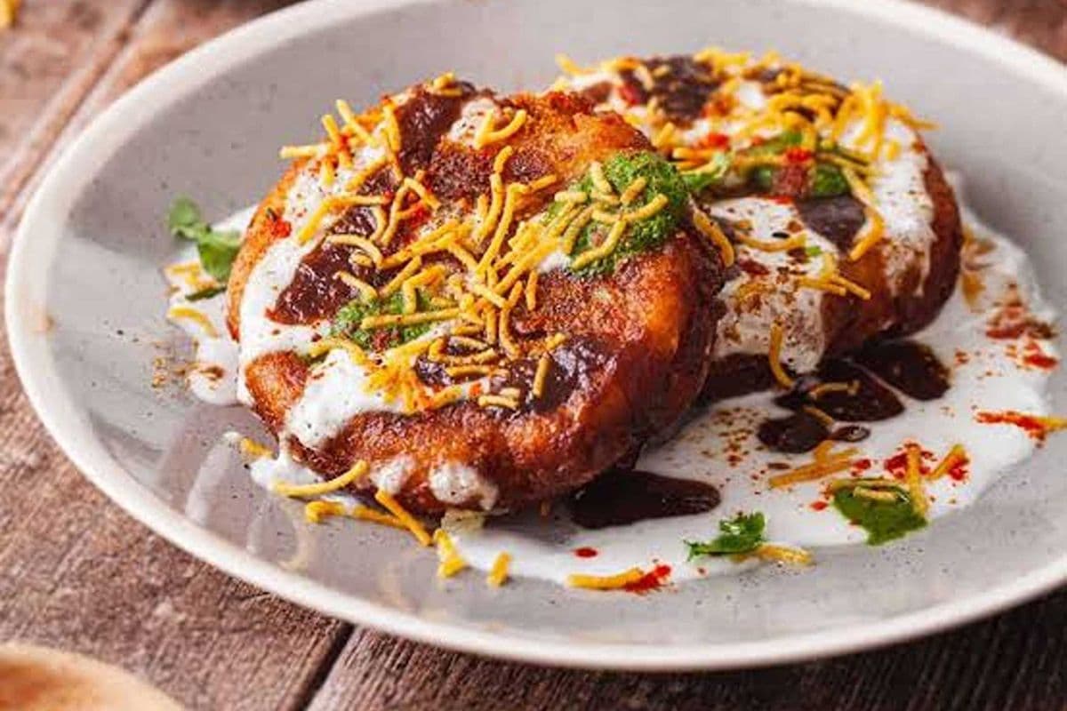 Aloo Tikki Chaat (2Pcs)