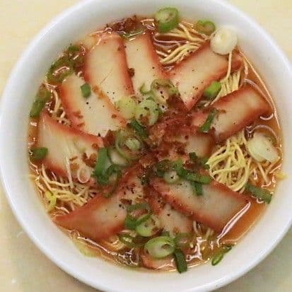 BBQ Pork Noodles Soup