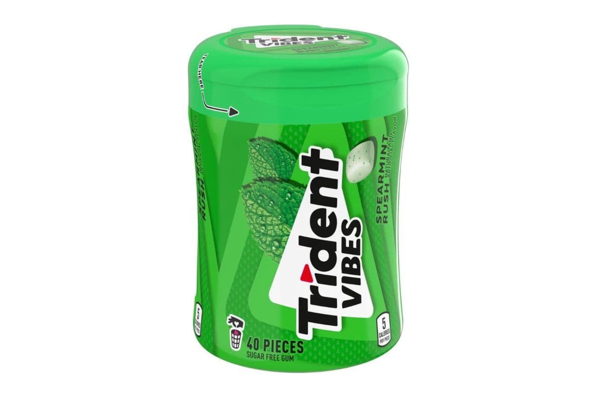 Trident Vibes Spearmint Rush Bottle (40 pieces)