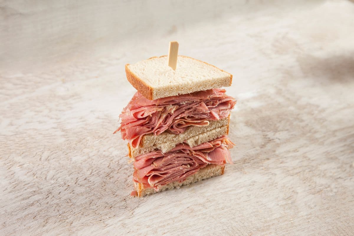 Hot Corned Beef on Rye