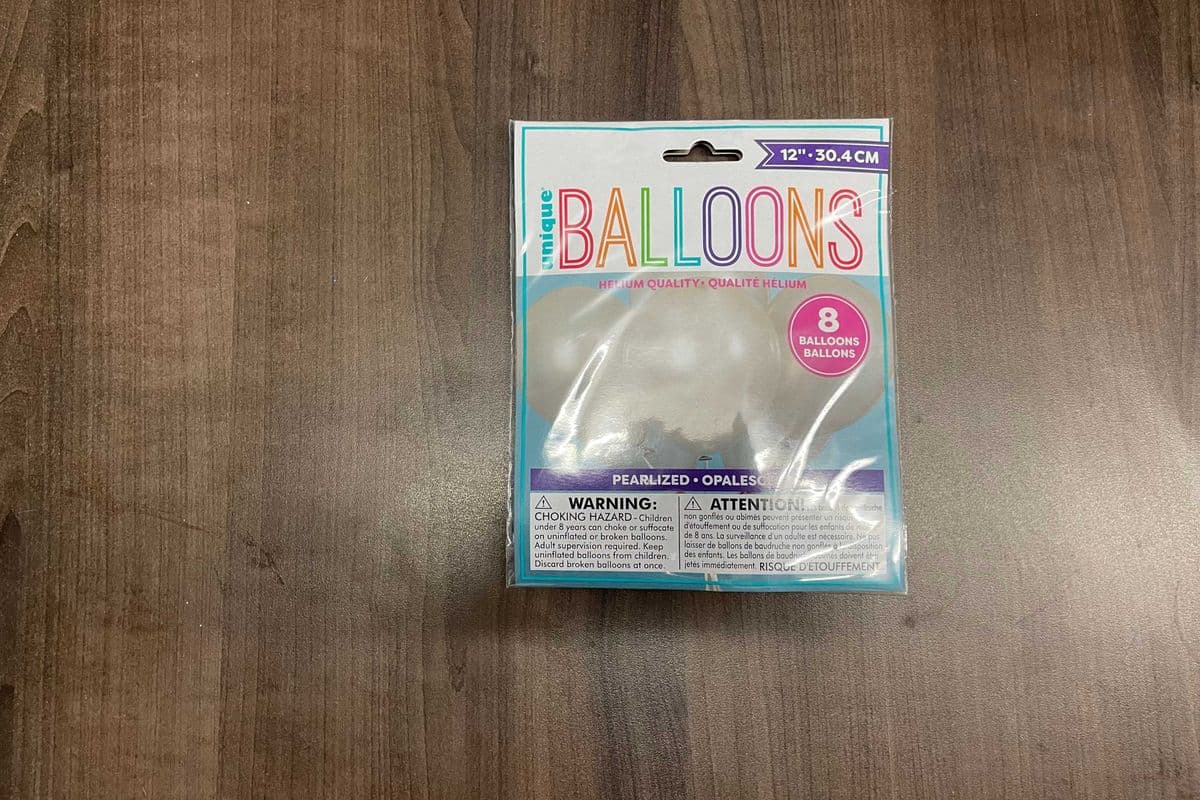 Balloon Latex 12"Silv Pearlized 8pk (8 Pack)