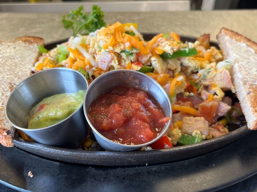 Mexi Scramble Egg Skillet