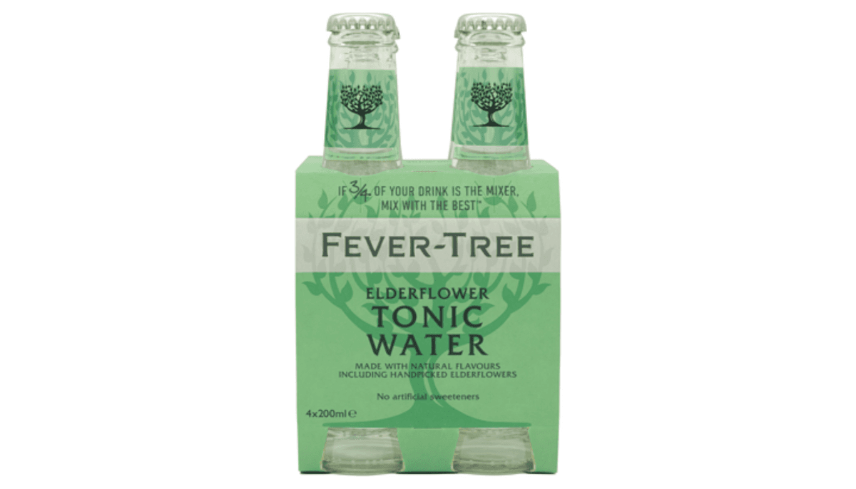 Fever Tree - Soda Tonique à la Fleur de Sureau / Elderflower Tonic Water 4x200mL