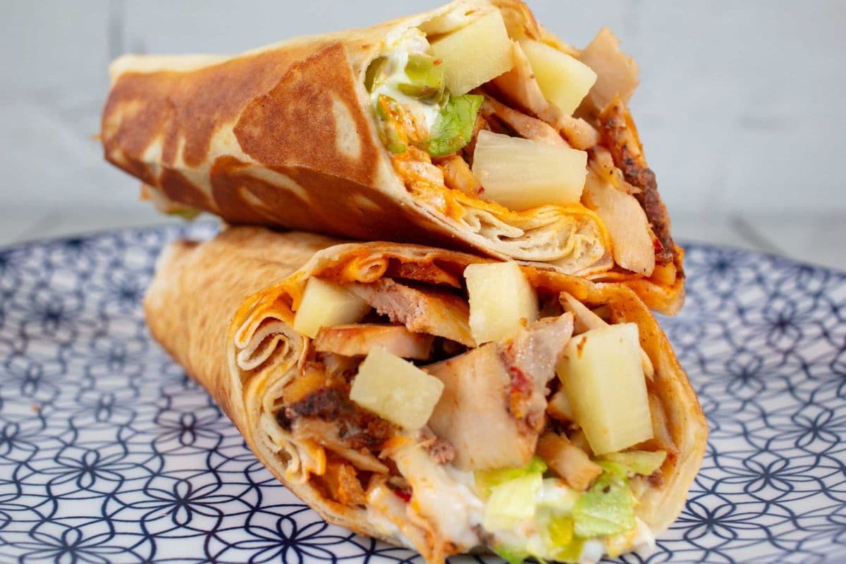 Chicken Saj With Pineapple