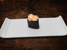 Crispy Spicy Salmon Sushi (1 pc)