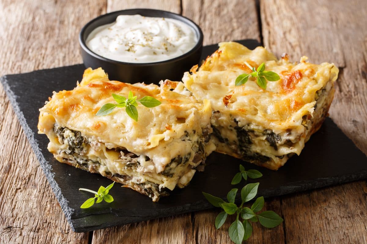 Chicken Spinach Lasagna