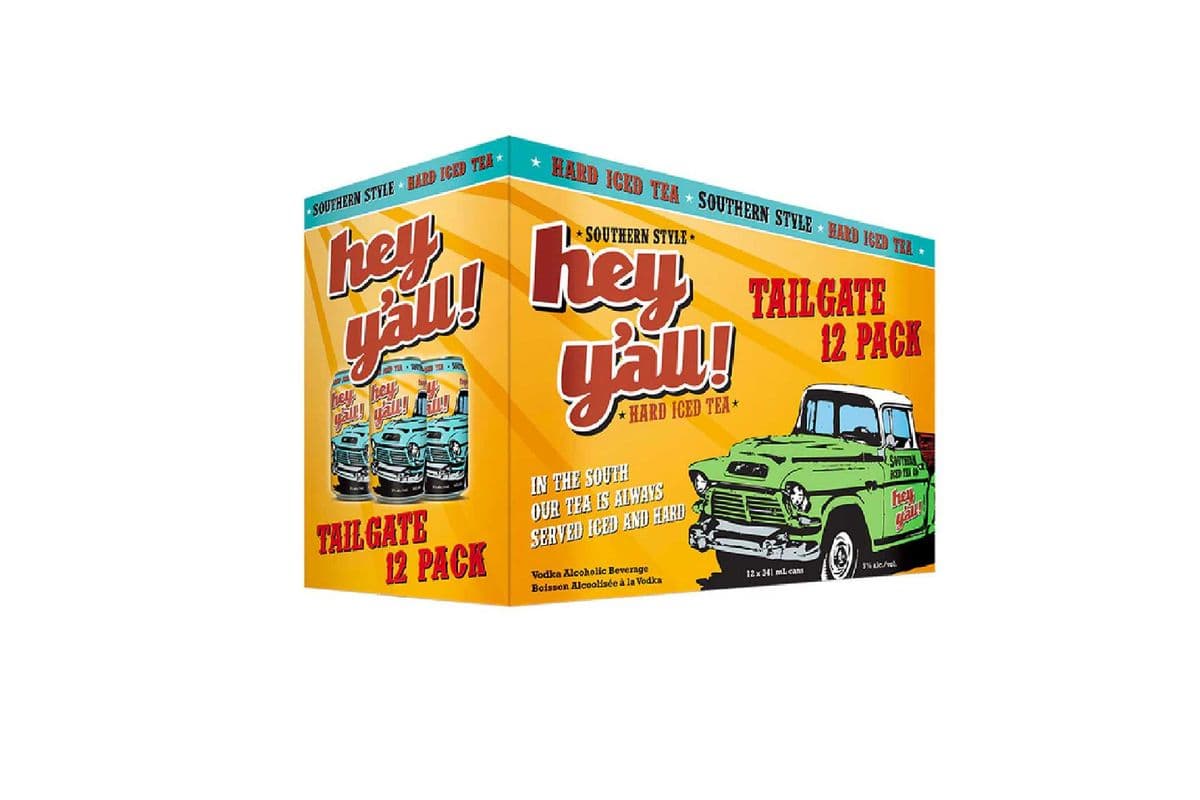 Hey Y'all Hard Iced Tea (12 x 355ml)