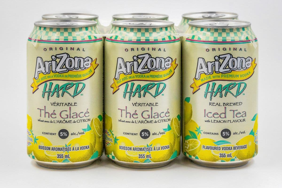 Arizona Hard Iced Tea Lemon 6 Pack (6 x 355ml)