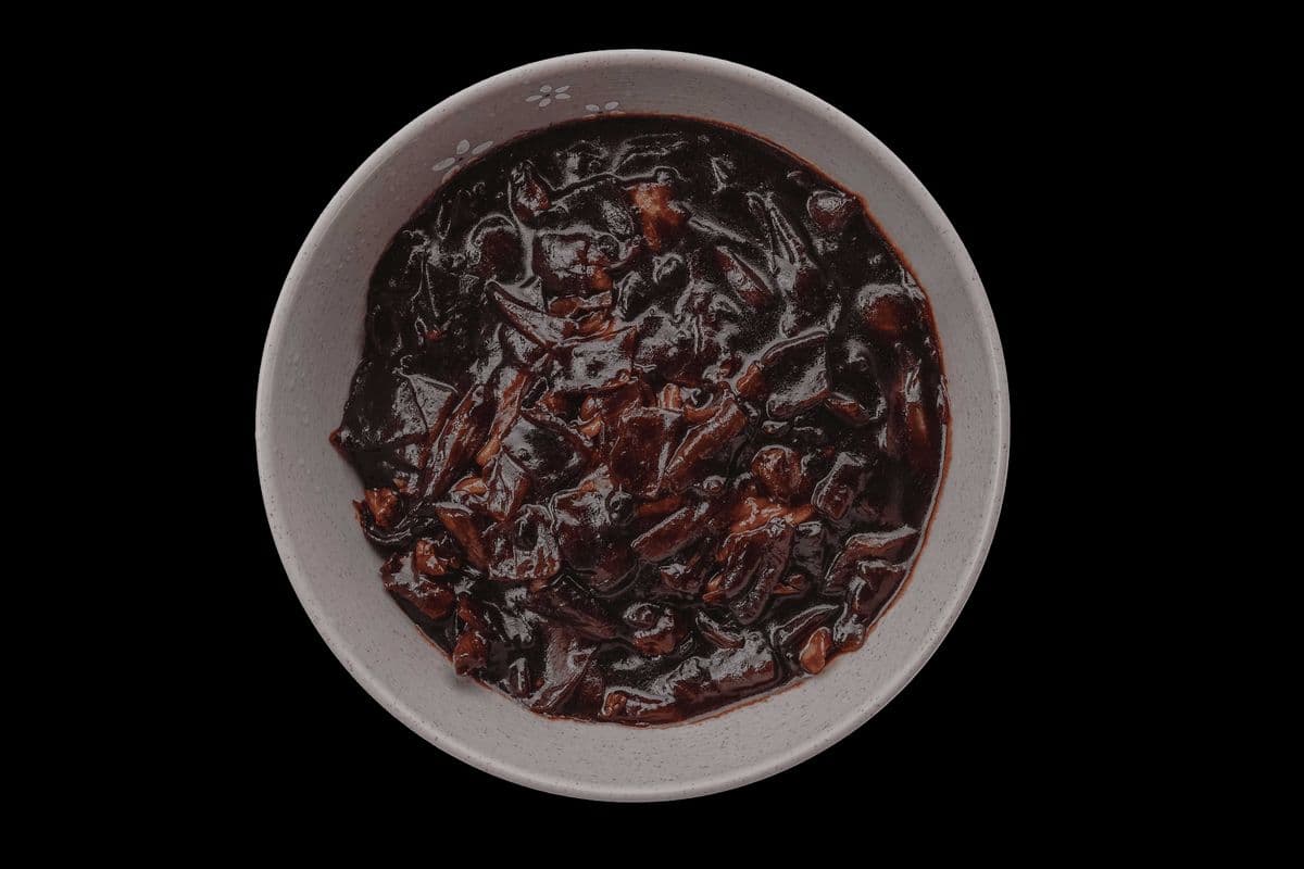14. 짜장면 Jajangmyeon(Black Bean Noodle)