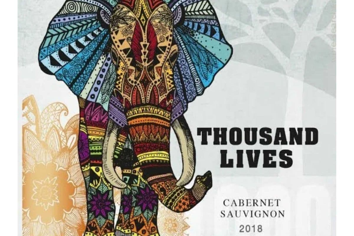 A THOUSAND LIVE CAB SAV 750ML (1 x 750 ML)