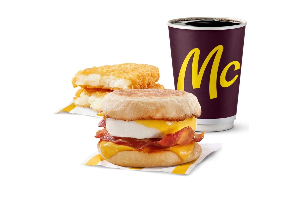 Trio Bacon McMuffin avec œuf [470.0 Cal]