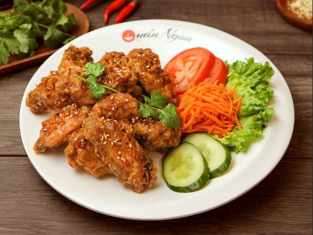 A17. QN Vietnamese Crispy Savoury Chicken Wings