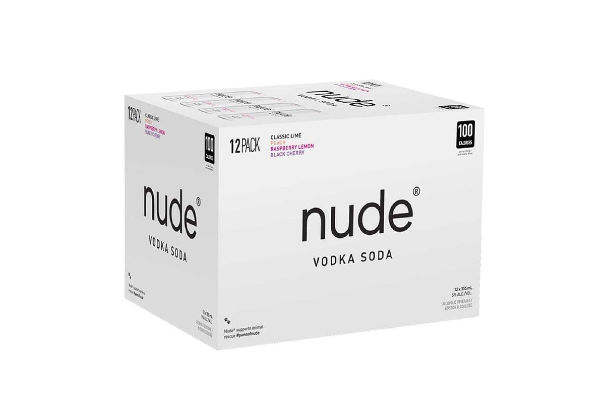 129414. NUDE VODKA SODA MIXER V1 (12 x 355ML (CANS))