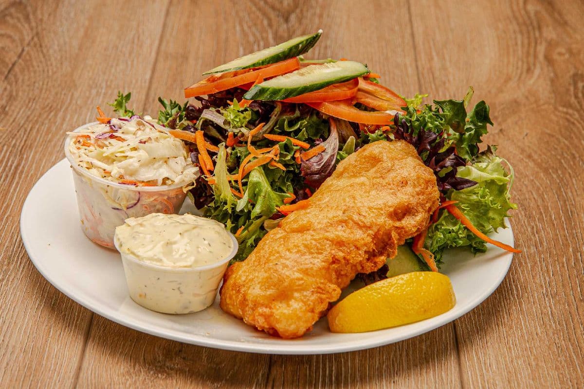 Barb's Fish & Chips Dinner (1 pc cod)