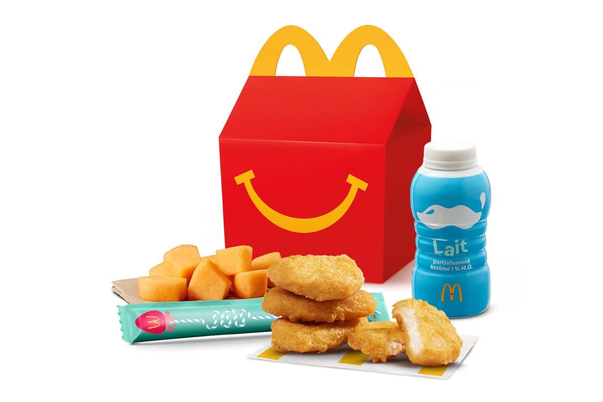 Joyeux festin 4 McCroquettes avec morceaux de cantaloup [280-460 Cal]
