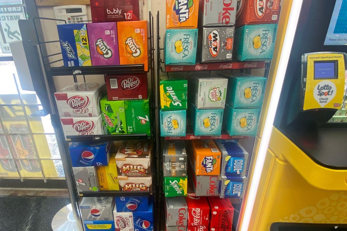 12 pack can pop (250ml each)