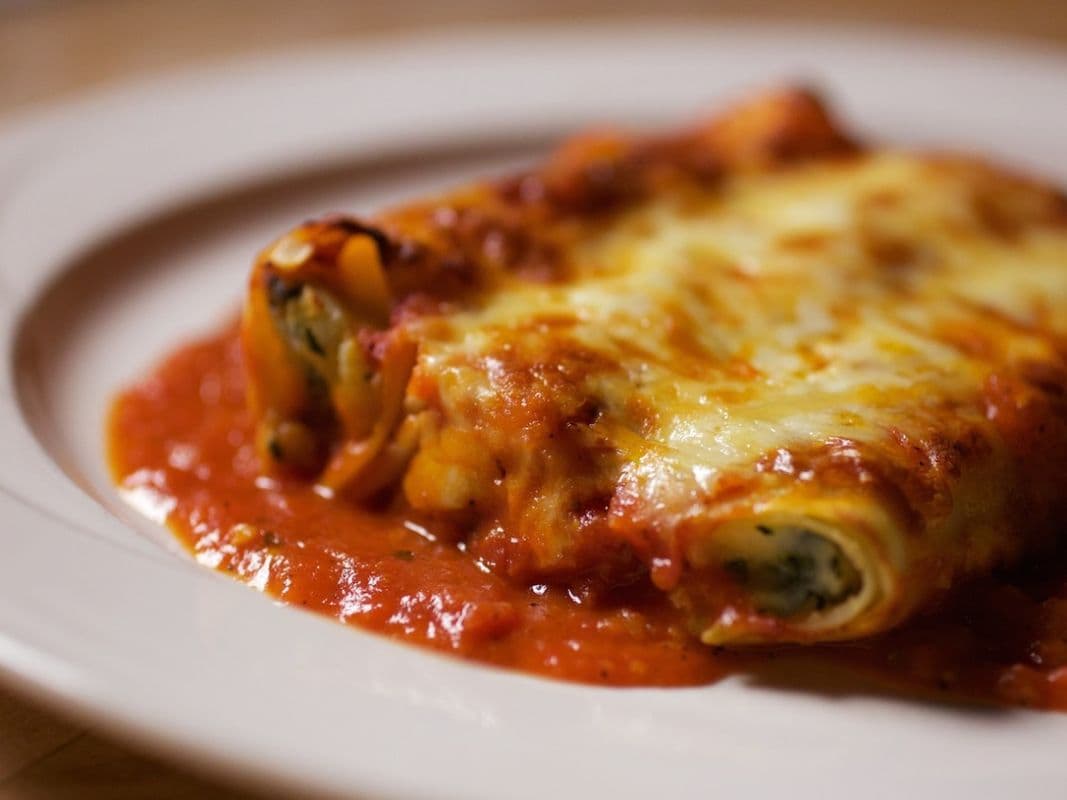 Cannelloni alla ricotta et épinards / Cannelloni Alla Ricotta and Spinach