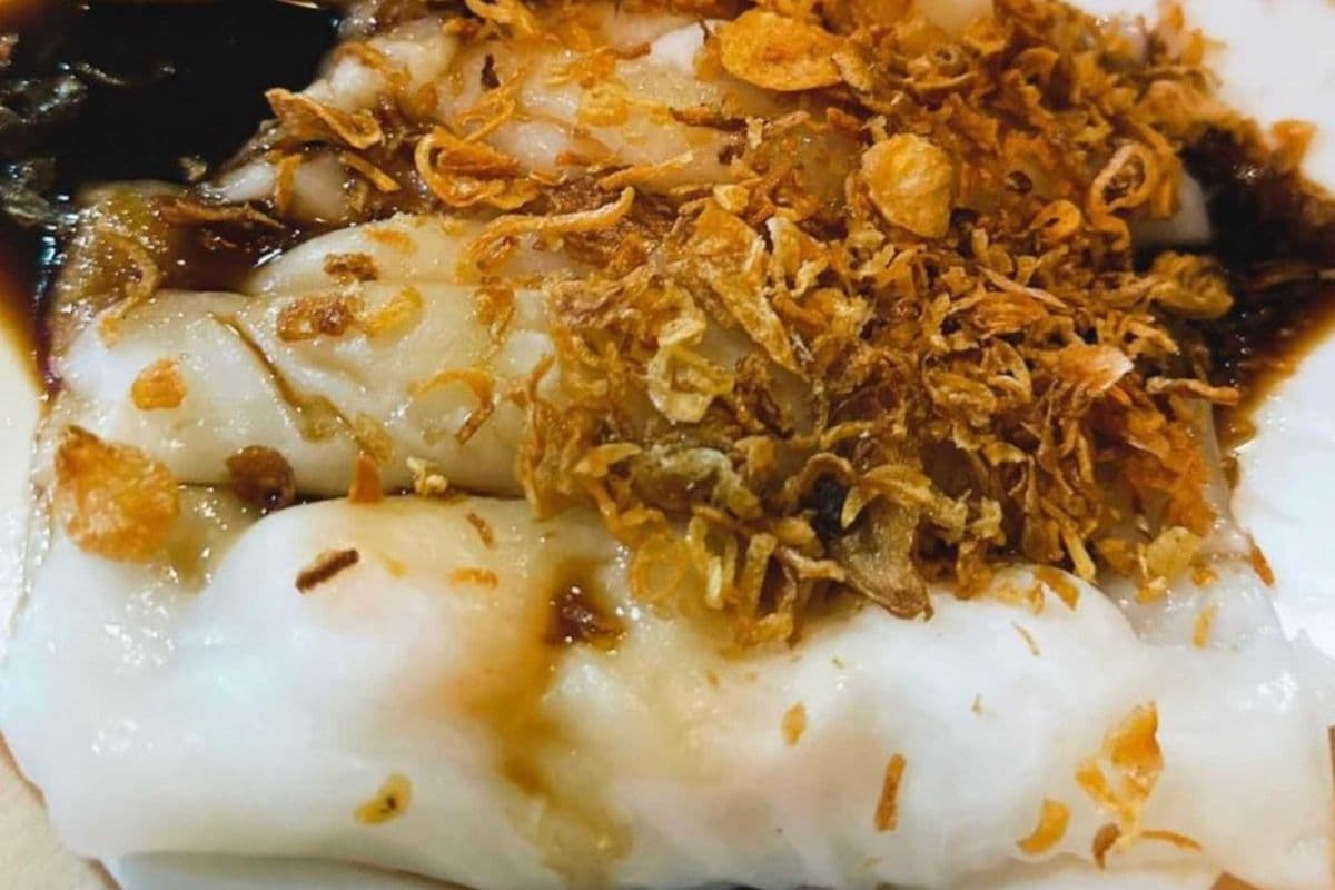 shrimp steamed rice rolls (3 pc)