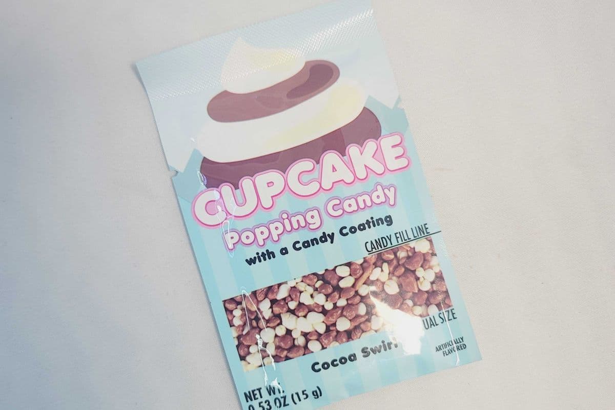 Cupcake Cacao Swirl Popping Candy (15 g)