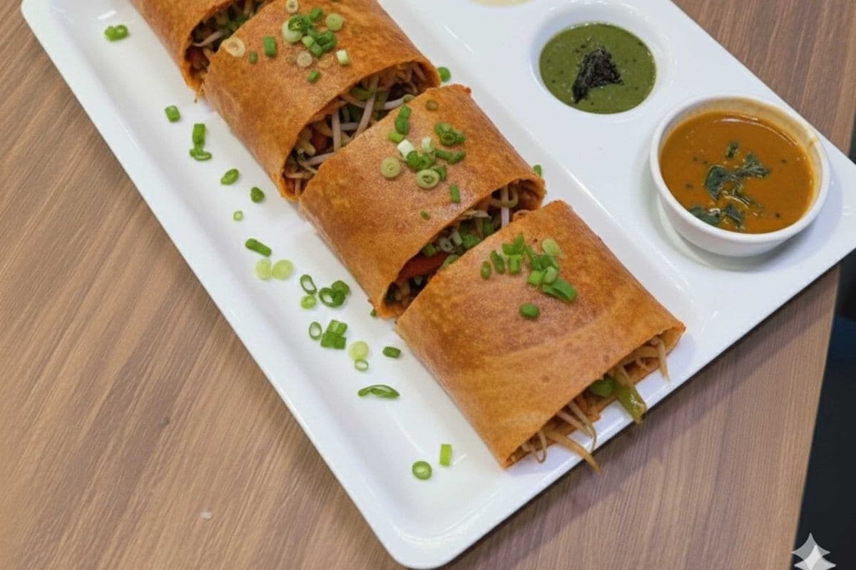 Schezwan Spring Dosa