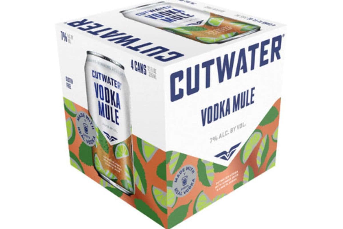 CUTWATER VODKA MULE (4 PACK) (4 x 355ML CAN)
