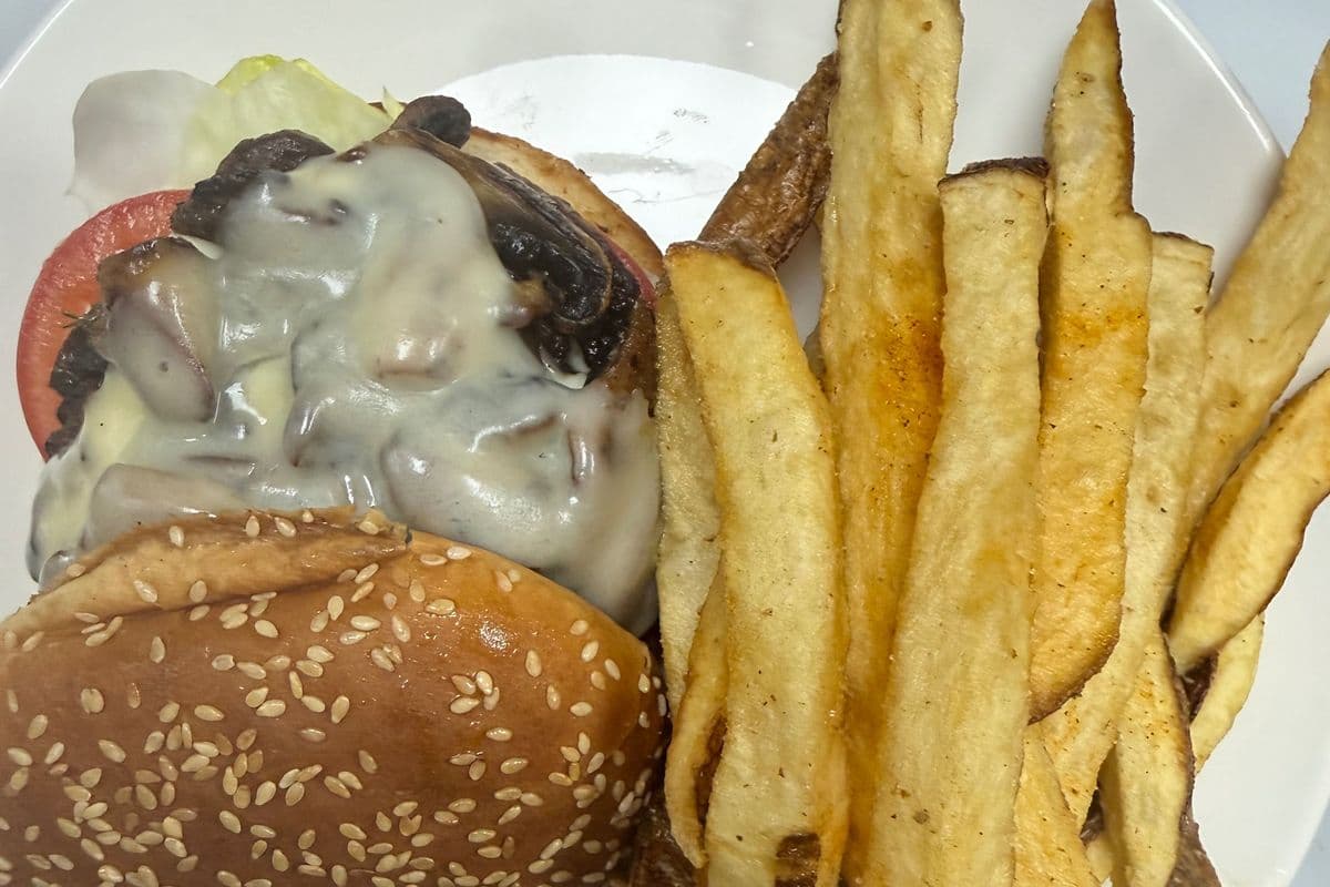 Swiss Mushroom Burger