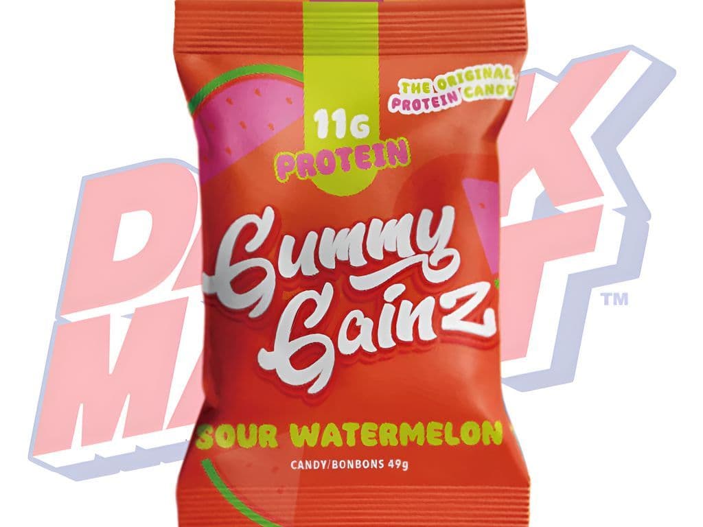 Gummy Gainz Sour Watermelon - 49g
