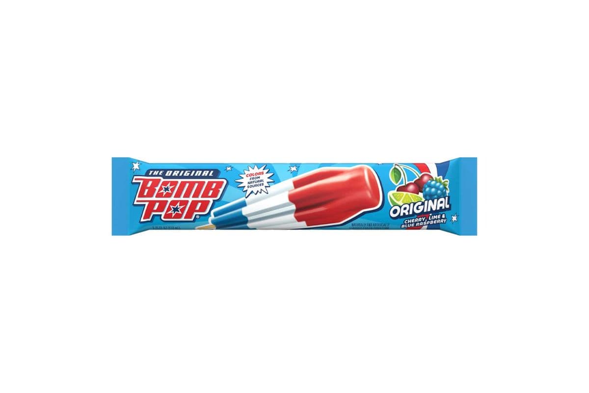 Bomb Pop Original Cherry, Lime, and Blue Raspberry (133 ml)