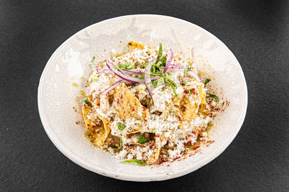 Chilaquiles Verdes (Chicken)
