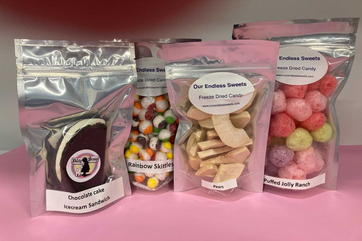 Our Endless Sweets Freeze Dried Cotton Candy Ice Cream