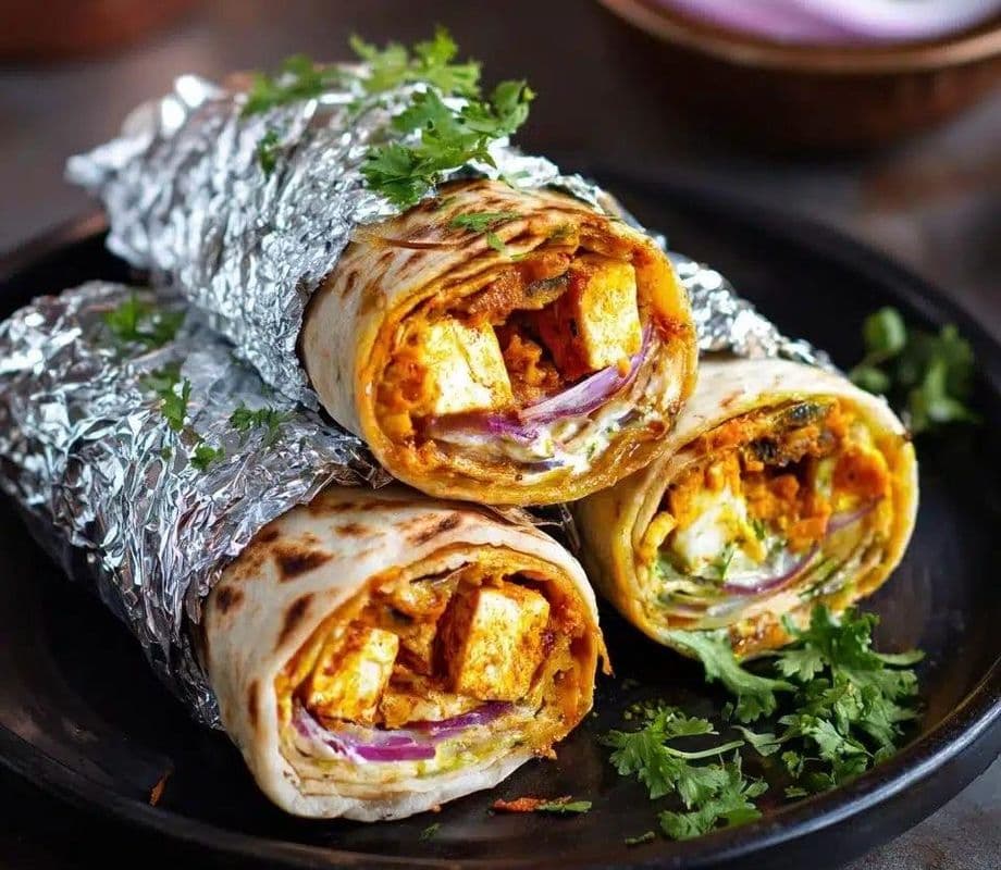 Végétarien Kathi Roll Combo | Vegetarian Kathi Roll Combo