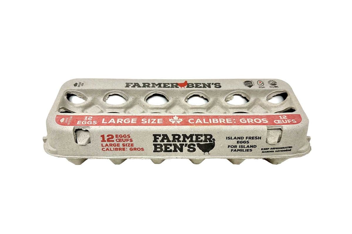 Farmer Ben's - Eggs Large White (Dozen)
