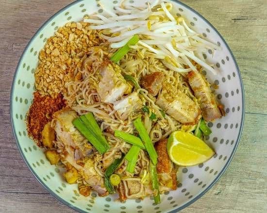 [Keto] Pad Thai-Crispy Pork