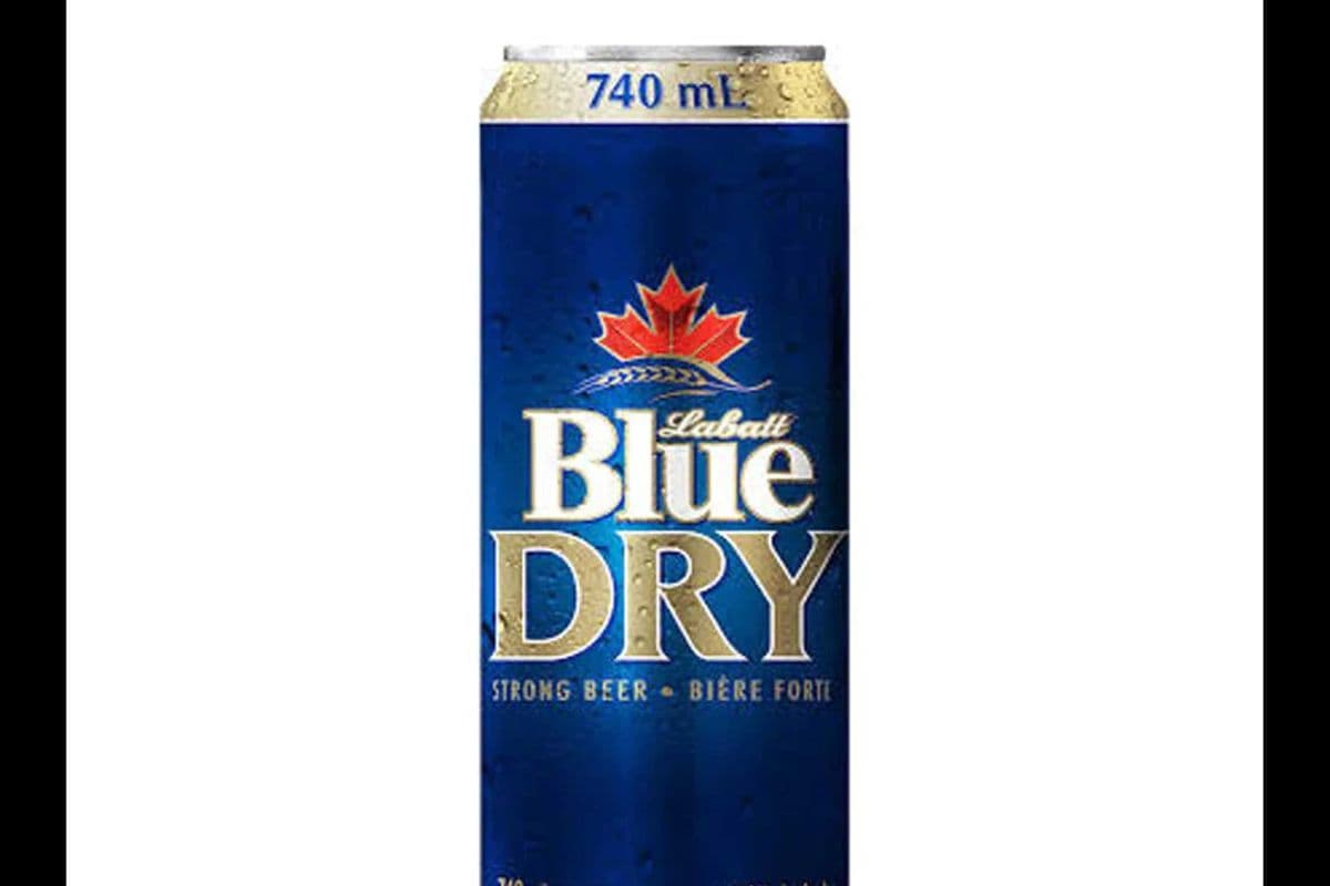 Labatt Blue Dry 8.1% (740 ml Can) (1 x 740 ml )