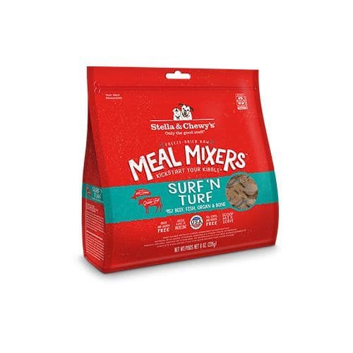 Stella & Chewy's Surf 'N Turf Freeze-Dried Meal Mixers For Dogs 8oz